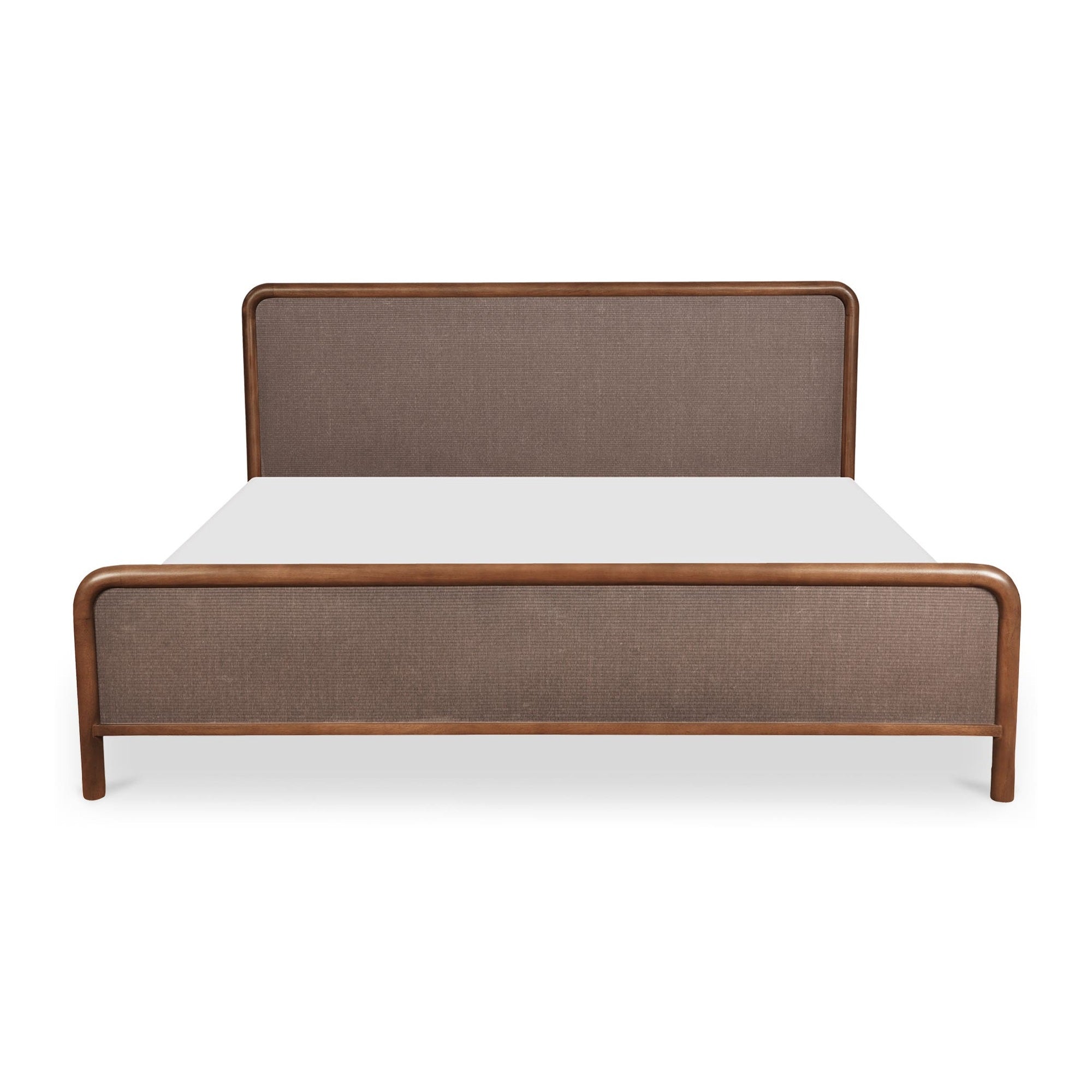 Rye King Bed Warm Brown by Moe's Home Collection