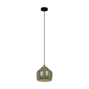 Vida Pendant Lamp Green by Moe's Home Collection