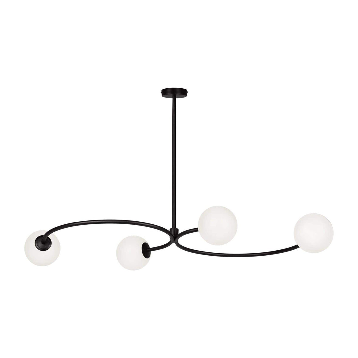 Cedric Pendant Lamp White by Moe's Home Collection