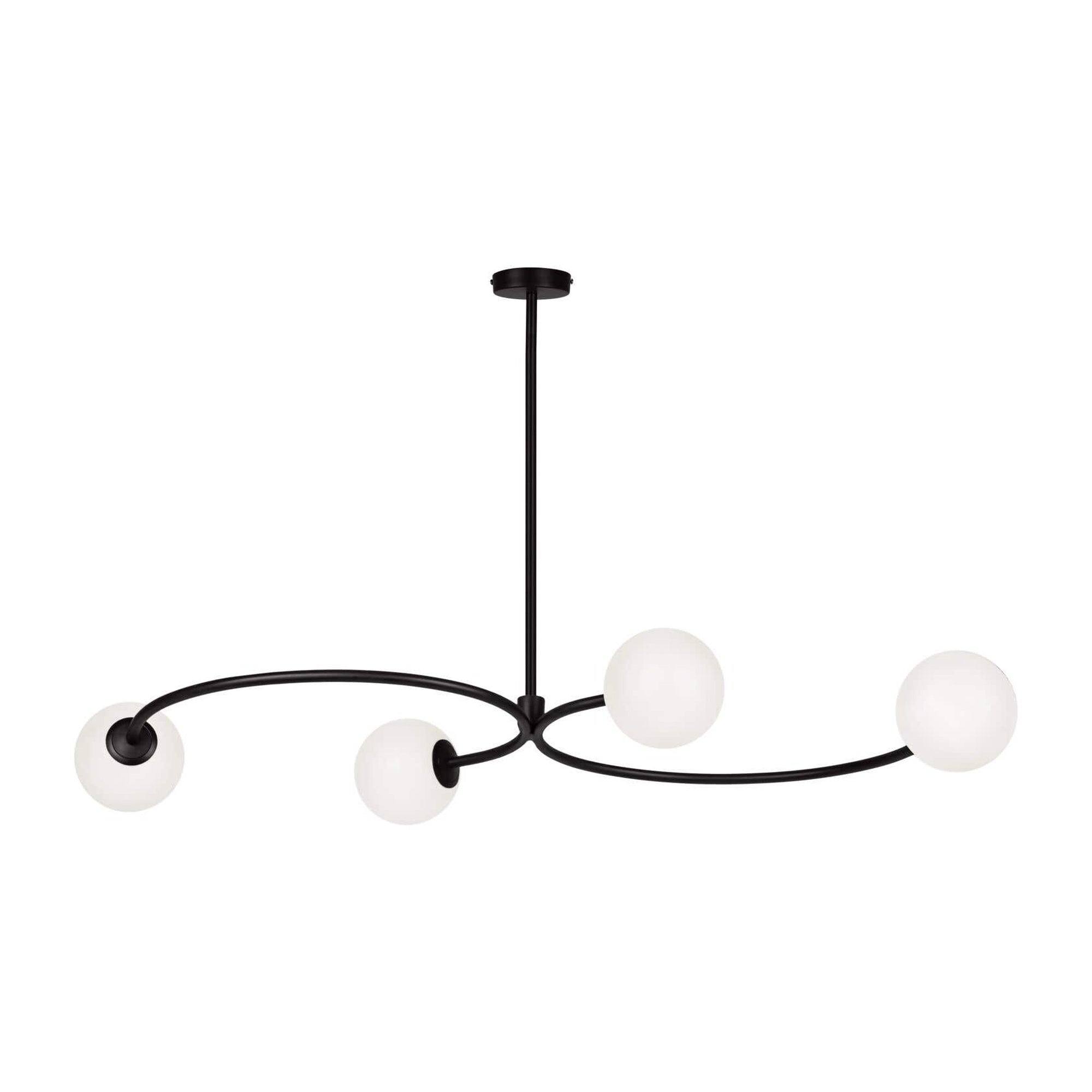 Cedric Pendant Lamp White by Moe's Home Collection