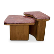 Abi Nesting Coffee Table Levante Marble by Moe's Home Collection