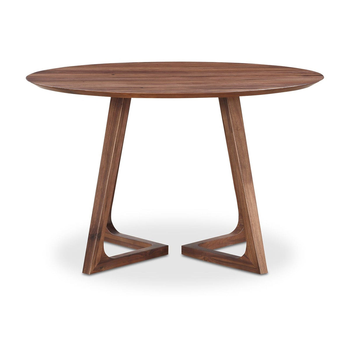 Godenza Round Dining Table Walnut by Moe's Home Collection