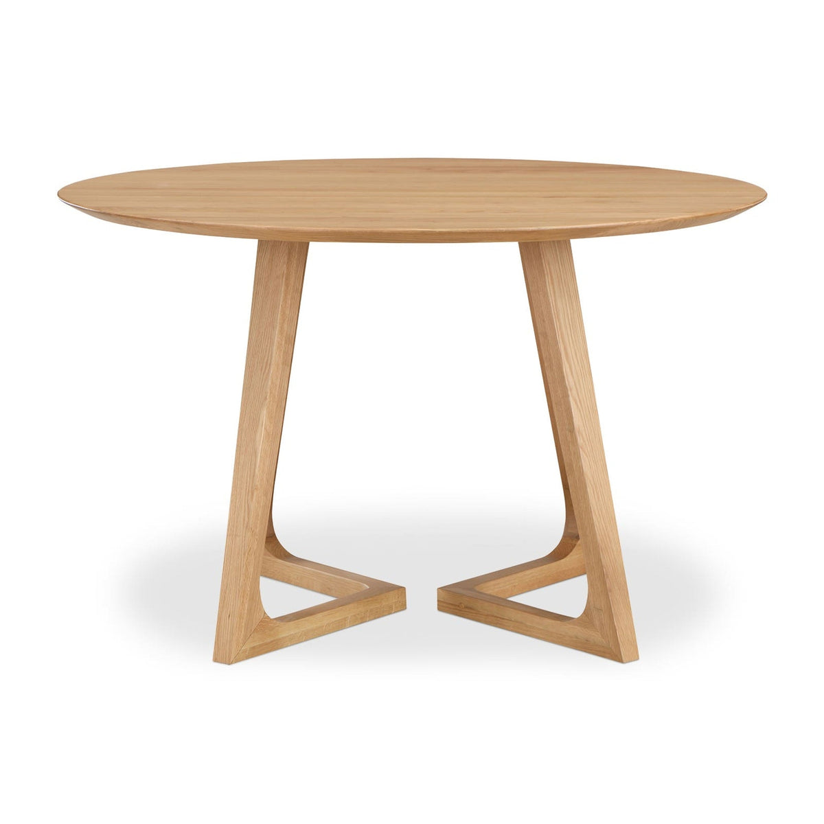 Godenza Round Dining Table Natural Oak by Moe's Home Collection