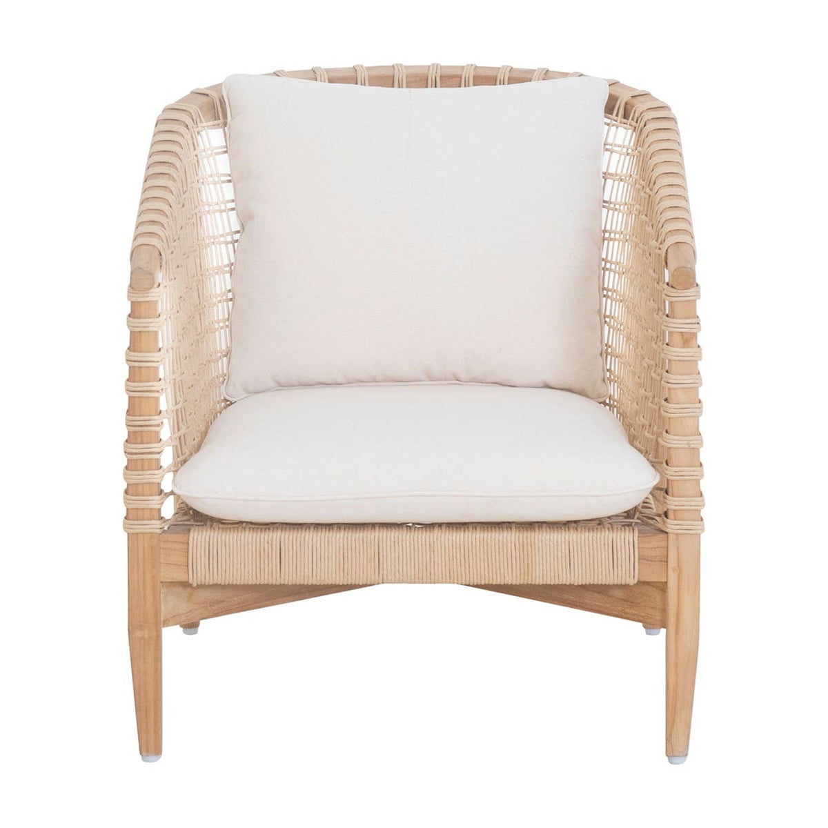 Kuna Outdoor Lounge Chair White by Moe's Home Collection