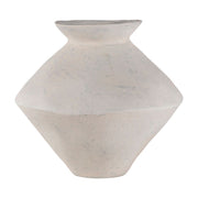 Raja Medium Decorative Vessel White by Moe's Home Collection