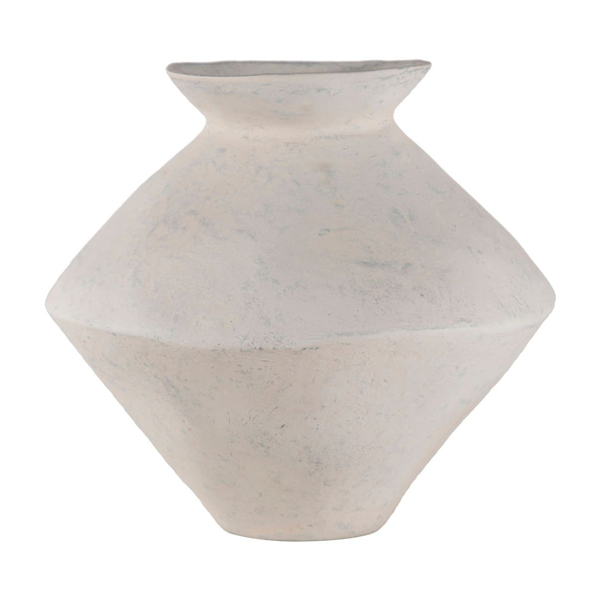 Raja Medium Decorative Vessel White by Moe's Home Collection