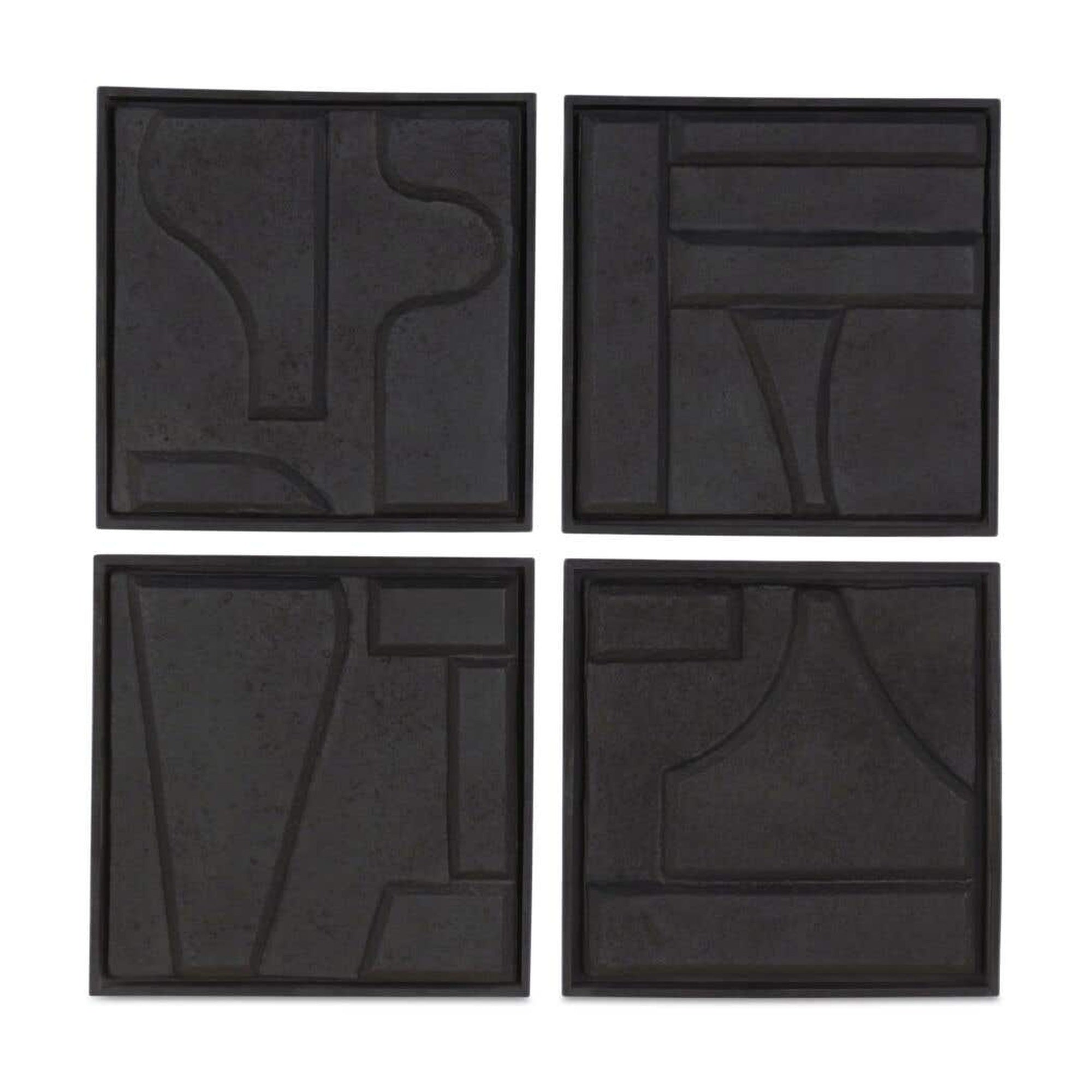 Alva Wall Sculpture-Set Of 4 by Moe's Home Collection