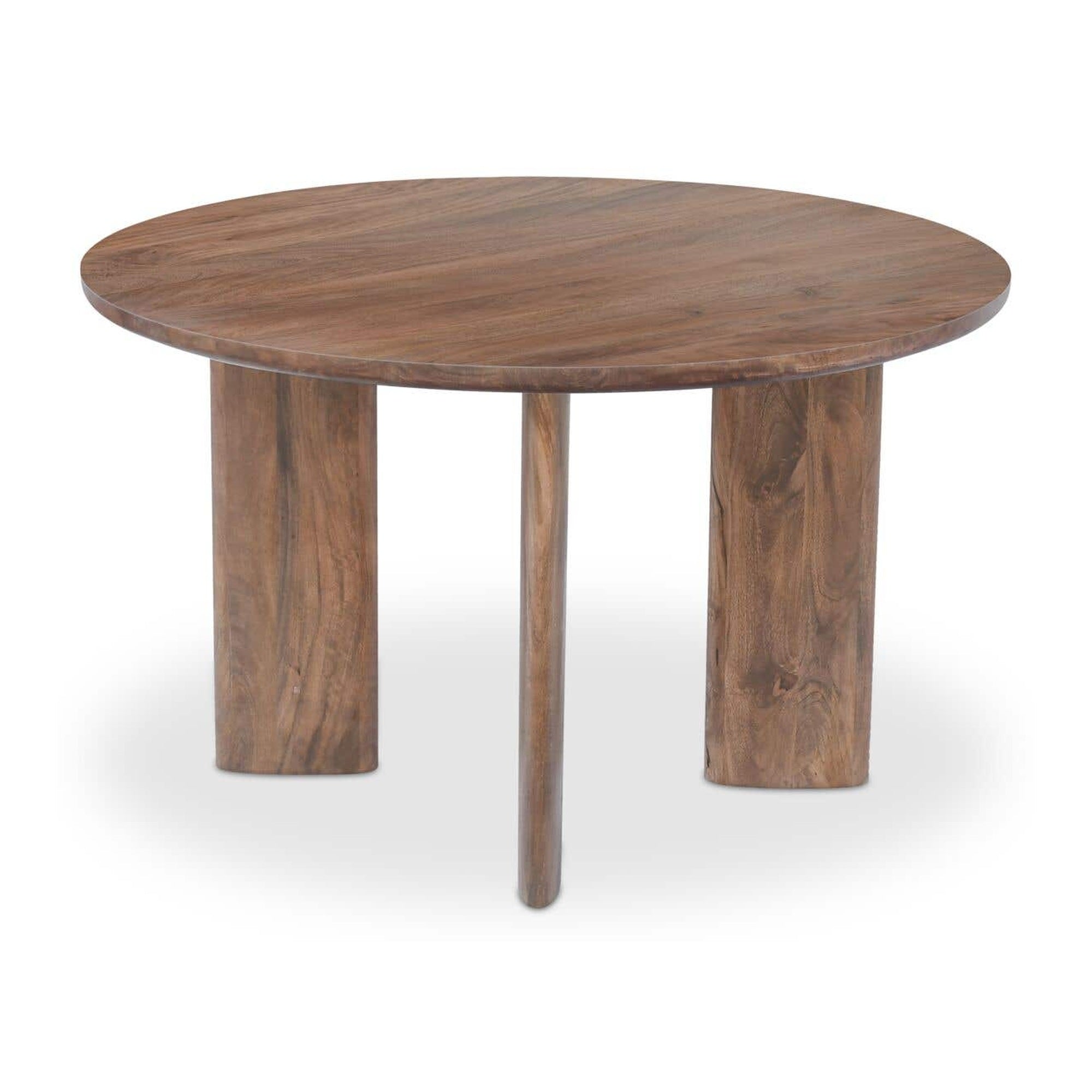 Lia Round Dining Table Dark Brown by Moe's Home Collection