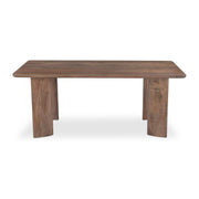 Lia Rectangular Dining Table Dark Brown by Moe's Home Collection