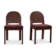 Emil Dining Chair Berry-Set of Two by Moe's Home Collection