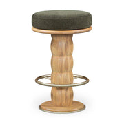 Nio Swivel Counter Stool  Dark Green by Moe's Home Collection