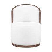 Rossi Swivel Dining Chair Cream by Moe's Home Collection