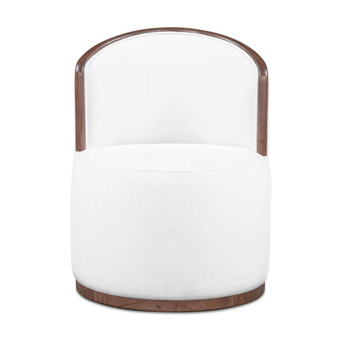 Rossi Swivel Dining Chair Cream by Moe's Home Collection