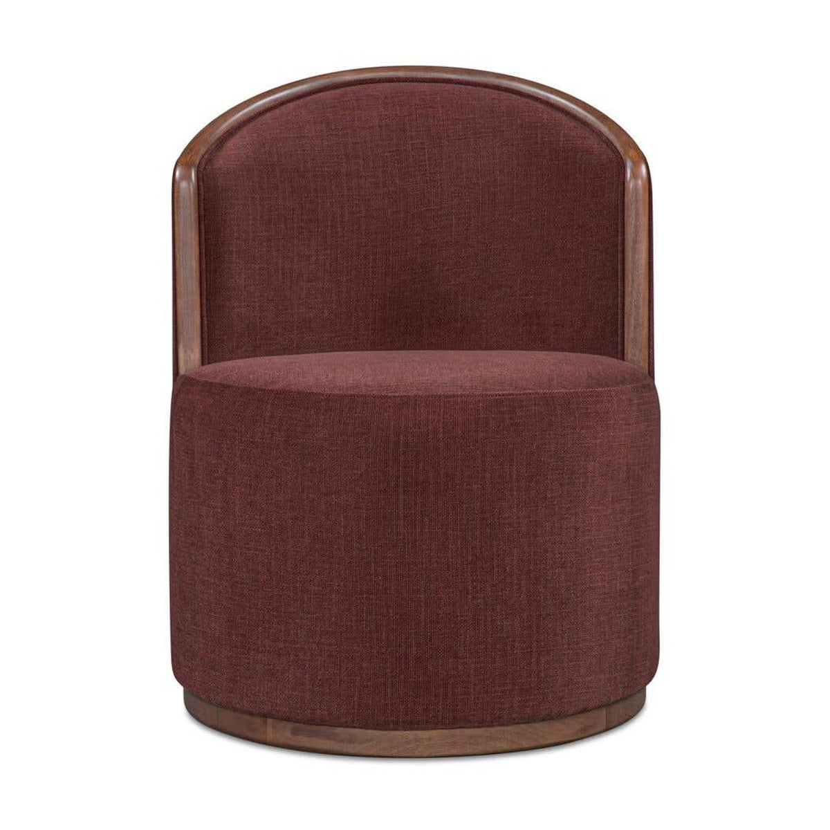 Rossi Swivel Dining Chair Berry by Moe's Home Collection