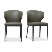 Delaney Dining Chair Dark Green-Set of Two by Moe's Home Collection