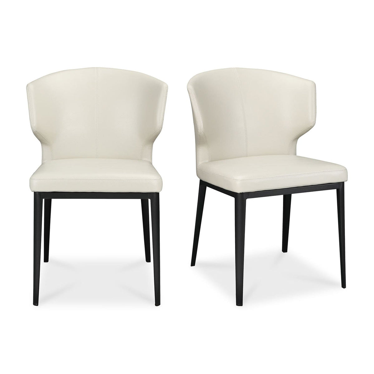 Delaney Dining Chair Beige - Set Of Two by Moe's Home Collection