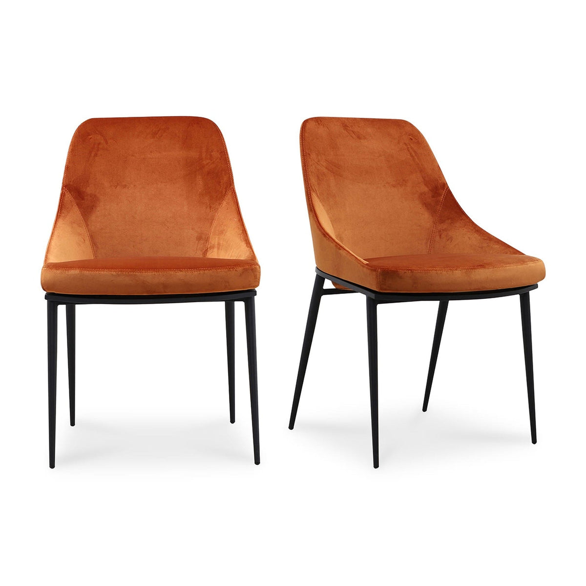 Sedona Dining Chair Amber - Set Of Two by Moe's Home Collection