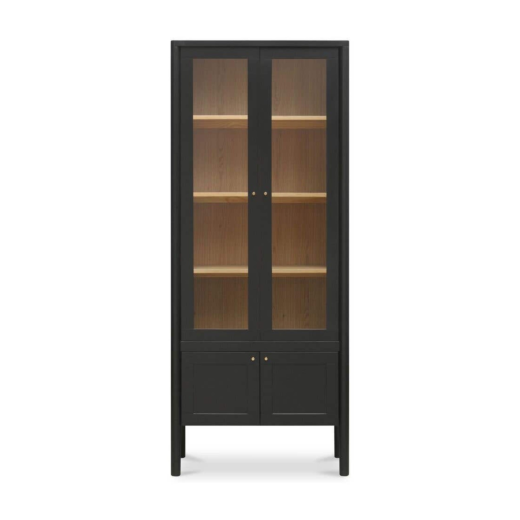 Hannah Tall Cabinet Black by Moe's Home Collection