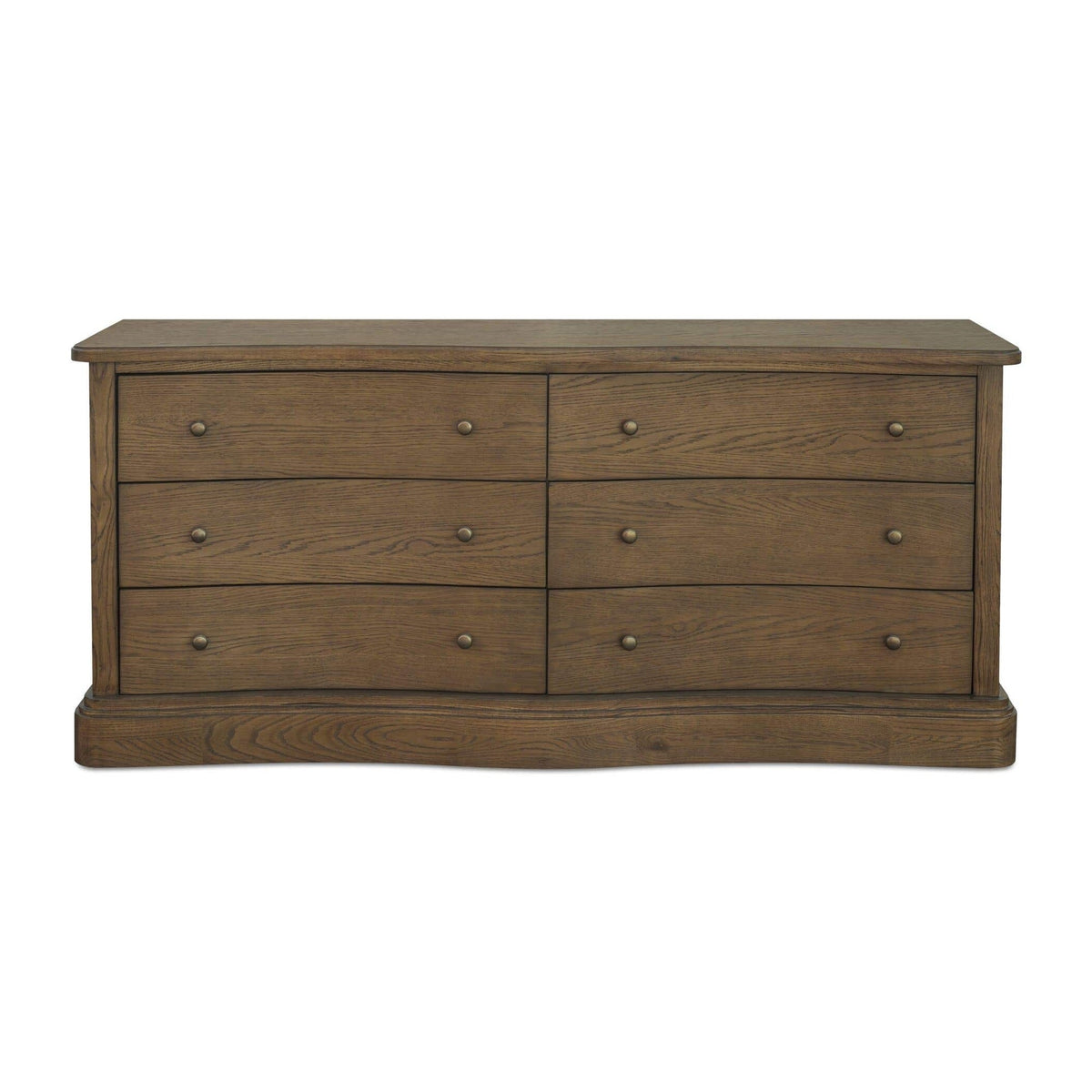 Clarence 6 Drawer Dresser Warm Brown by Moe's Home Collection