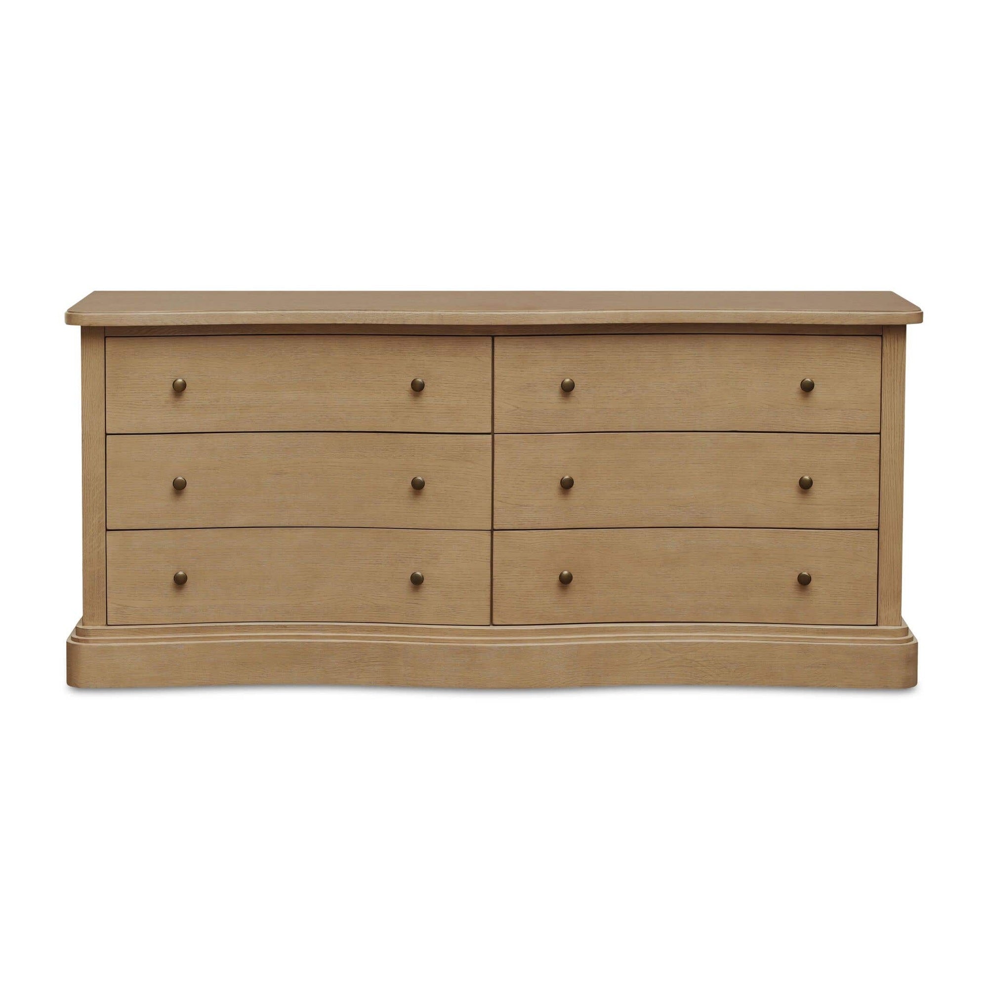 Clarence 6 Drawer Dresser Natural by Moe's Home Collection