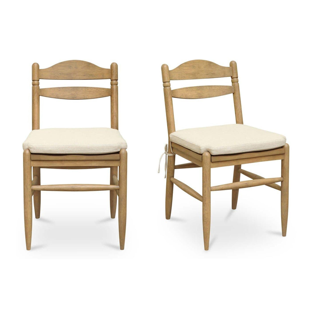 Tate Dining Chair Beige - Set Of Two by Moe's Home Collection