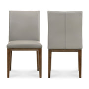 Frankie Dining Chair Grey - Set Of Two by Moe's Home Collection