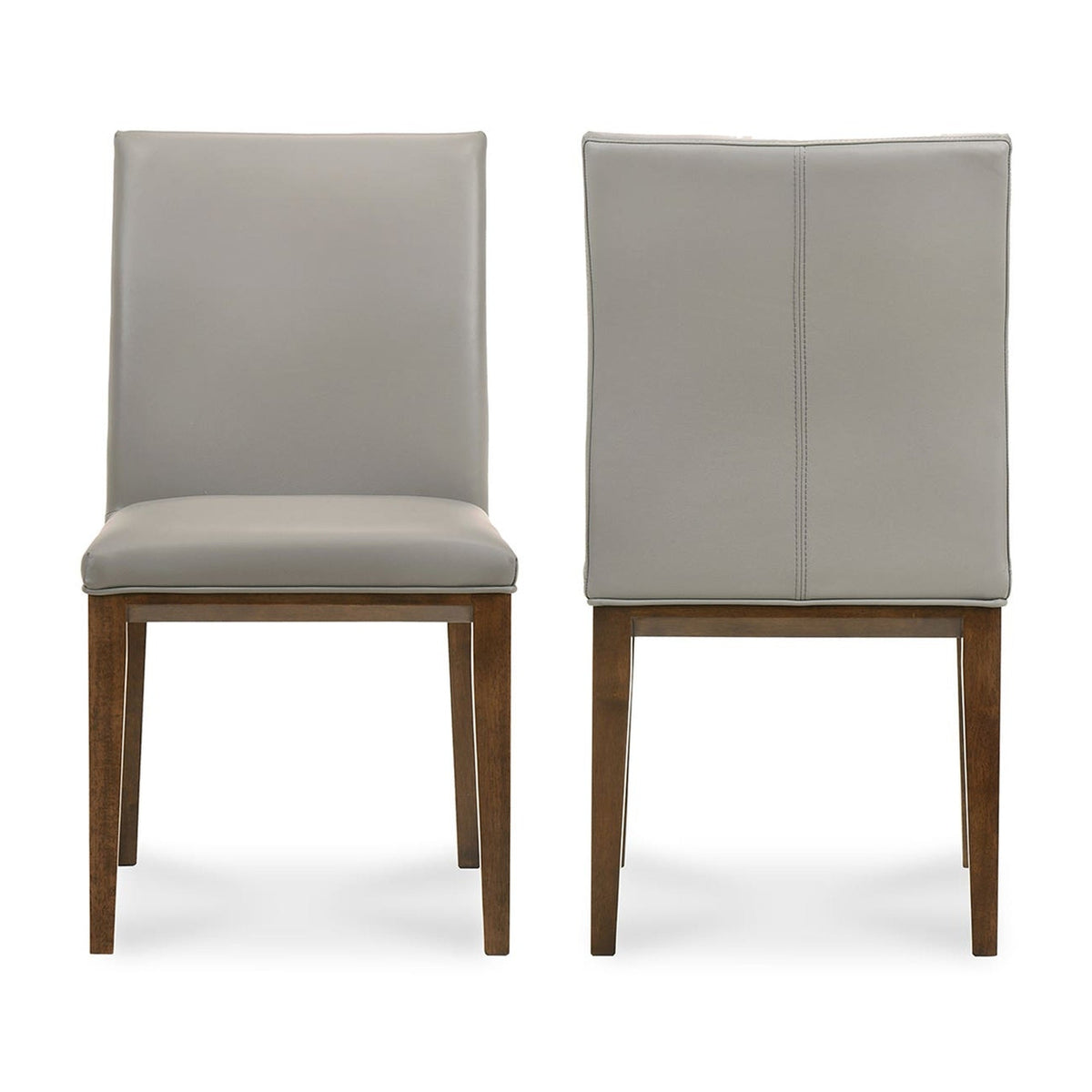 Frankie Dining Chair Grey - Set Of Two by Moe's Home Collection
