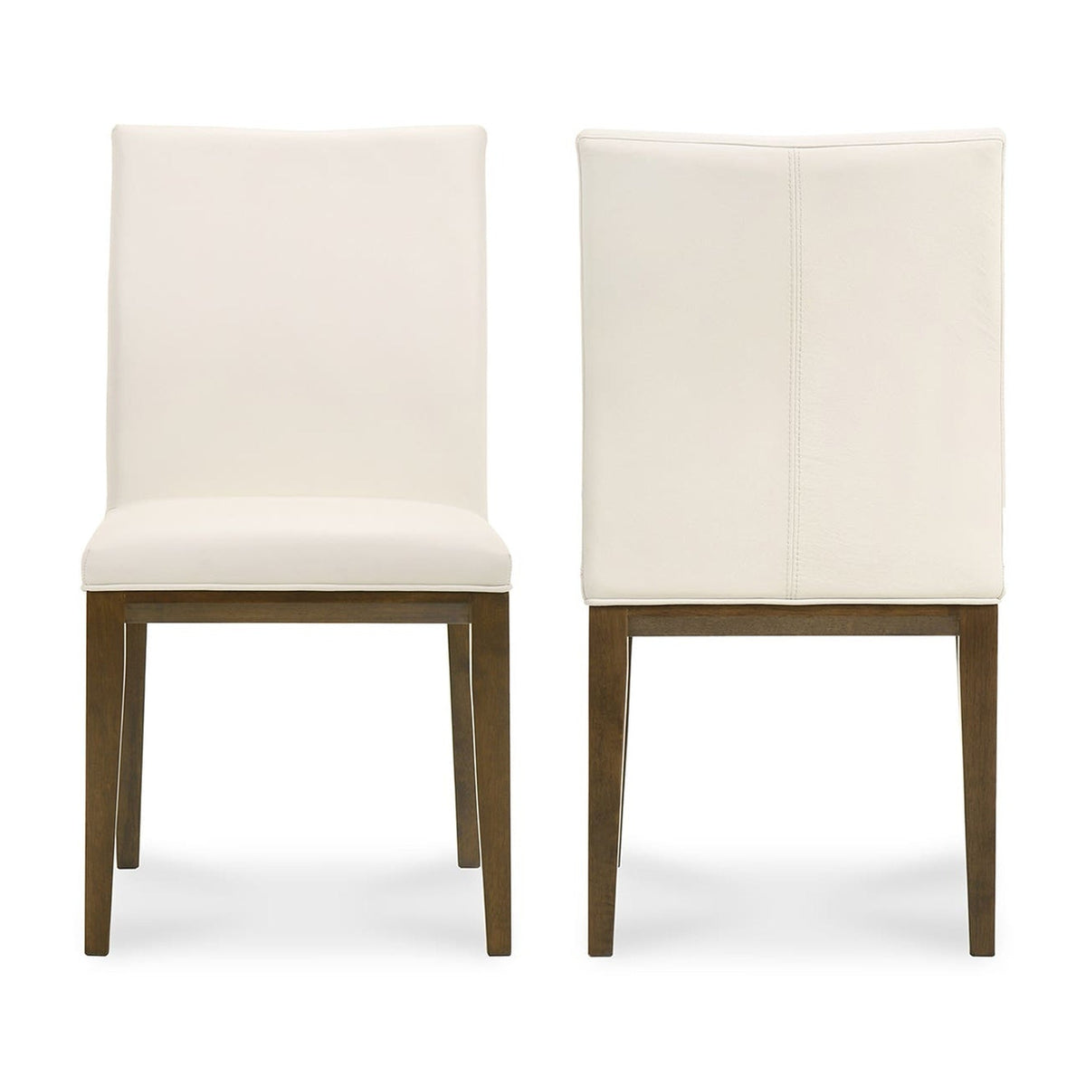 Frankie Dining Chair White - Set Of Two by Moe's Home Collection