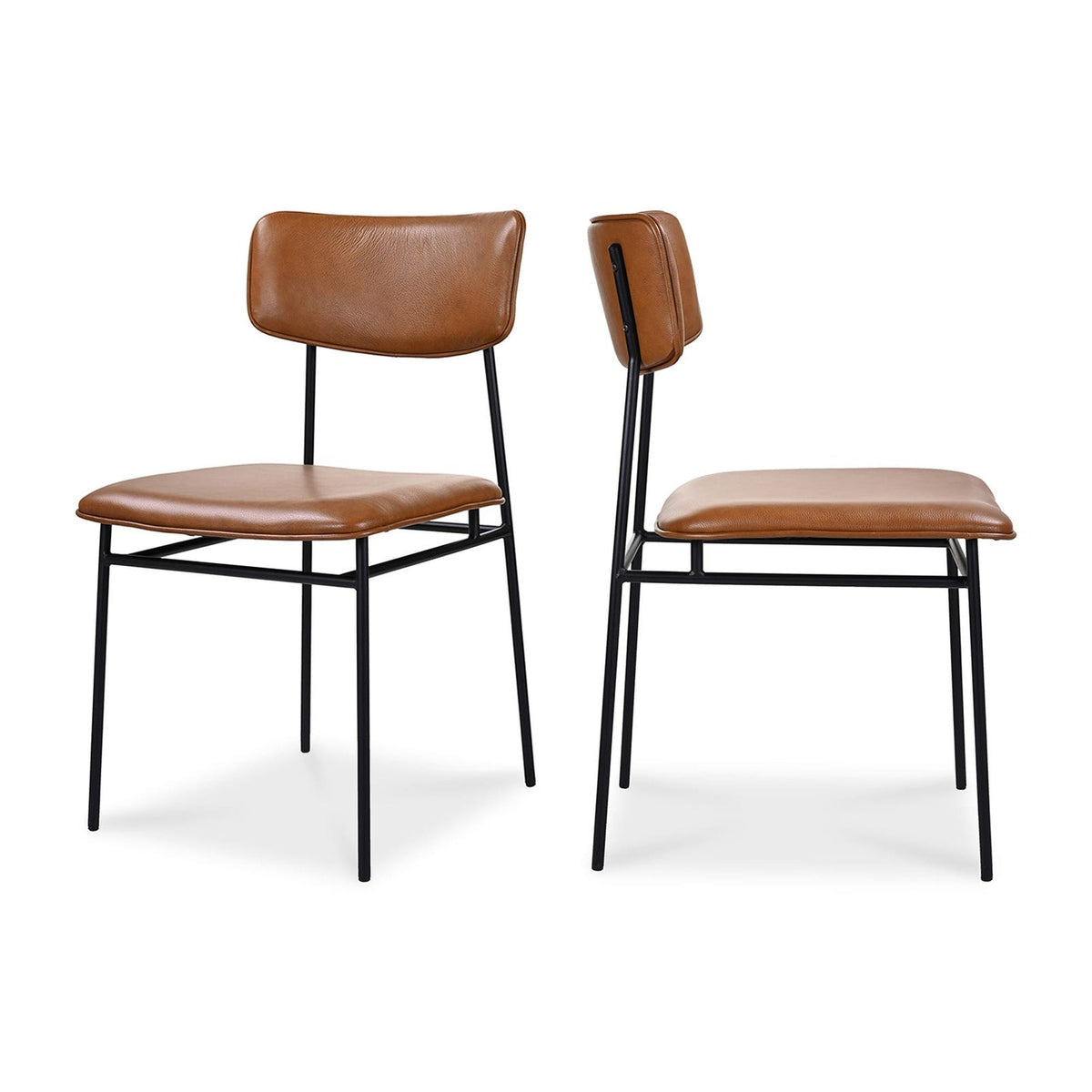 Sailor Dining Chair Brown - Set Of Two by Moe's Home Collection