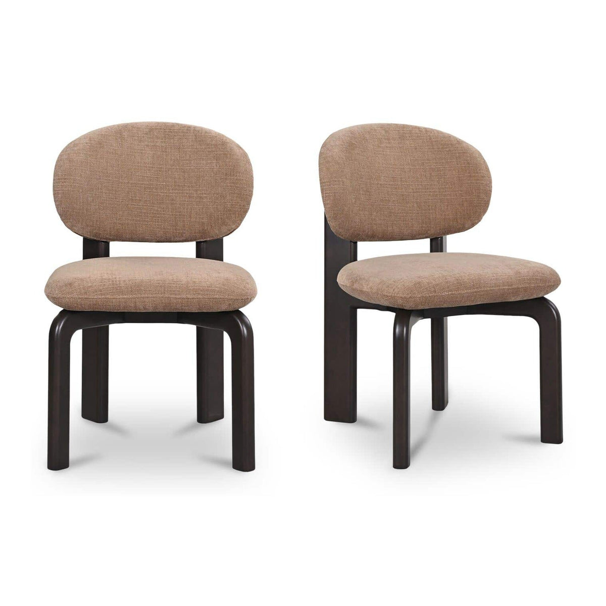 Sami Dining Chair Brown Set Of Two by Moe's Home Collection