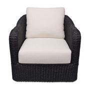 Bodhi Outdoor Swivel Accent Chair  Charcoal by Moe's Home Collection