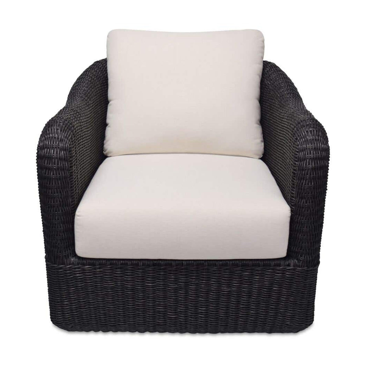 Bodhi Outdoor Swivel Accent Chair  Charcoal by Moe's Home Collection