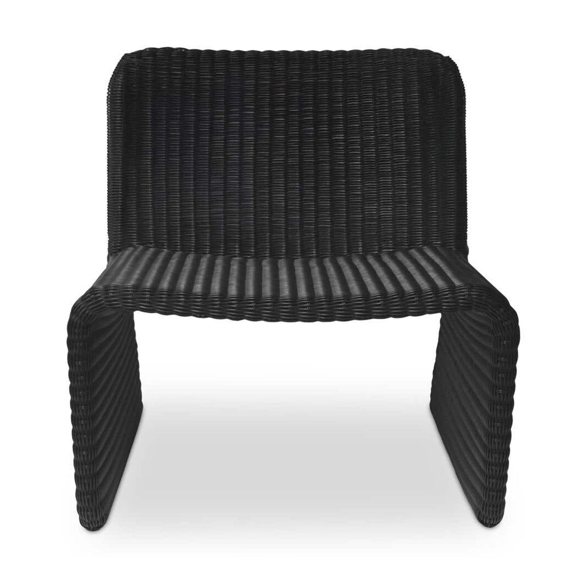 Ella Outdoor Accent Chair Charcoal by Moe's Home Collection