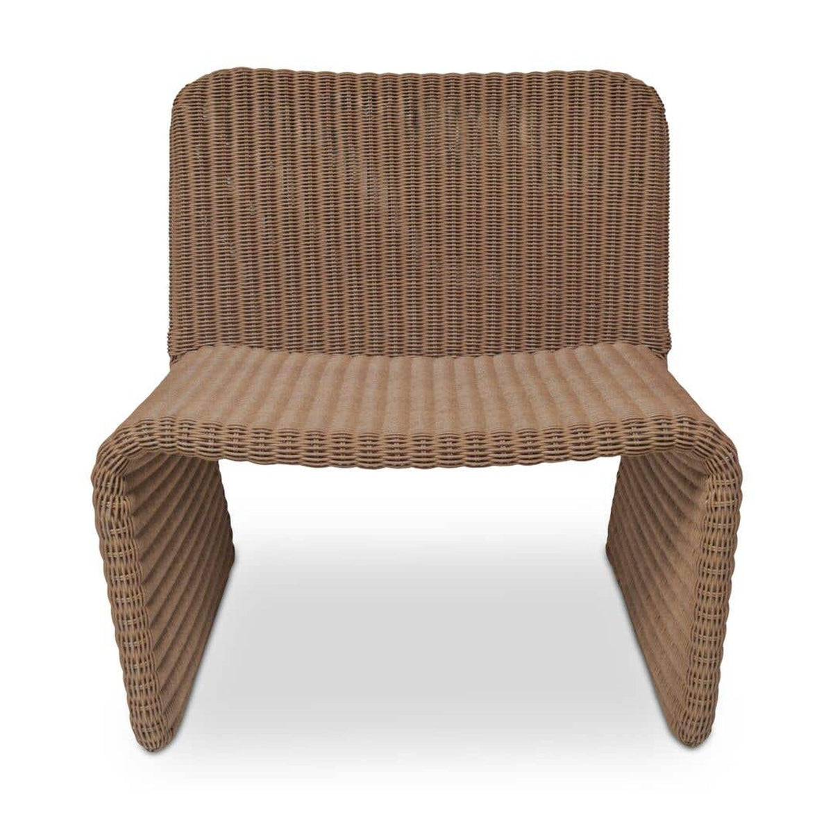 Ella Outdoor Accent Chair Natural by Moe's Home Collection