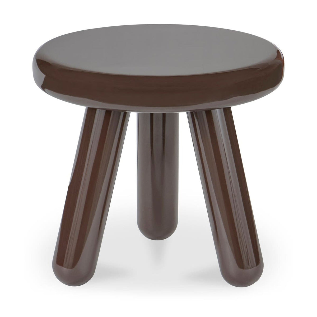 Joy Accent Table Dark Brown Lacquer by Moe's Home Collection