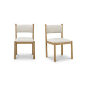 Villetta Dining Chair Stripe - Set Of Two by Moe's Home Collection