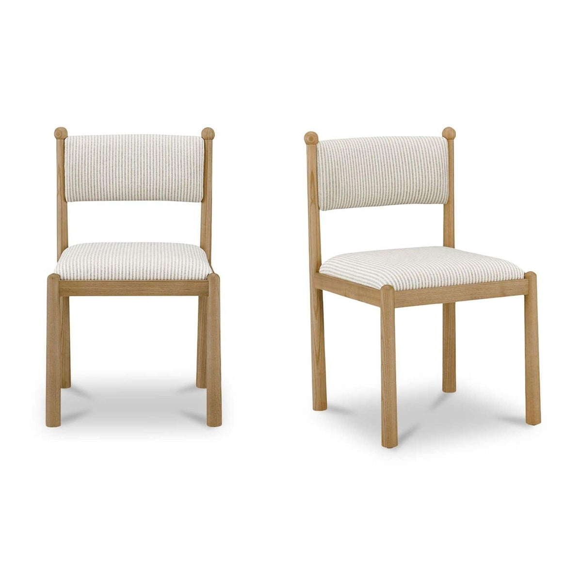 Villetta Dining Chair Stripe - Set Of Two by Moe's Home Collection