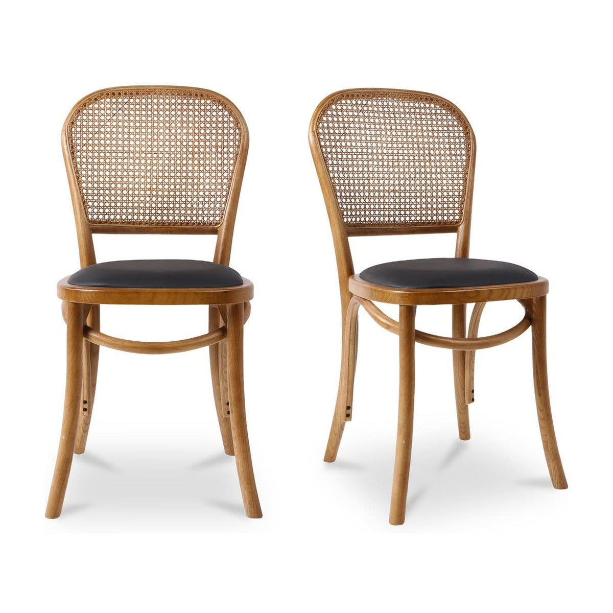 Bedford Dining Chair Light Brown - Set Of Two by Moe's Home Collection