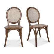Rivalto Dining Chair Brown - Set Of Two by Moe's Home Collection