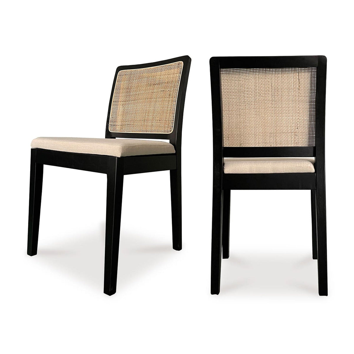Orville Dining Chair Black - Set Of Two by Moe's Home Collection