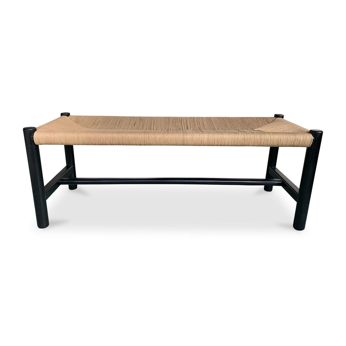 Hawthorn Small Bench Black by Moe's Home Collection