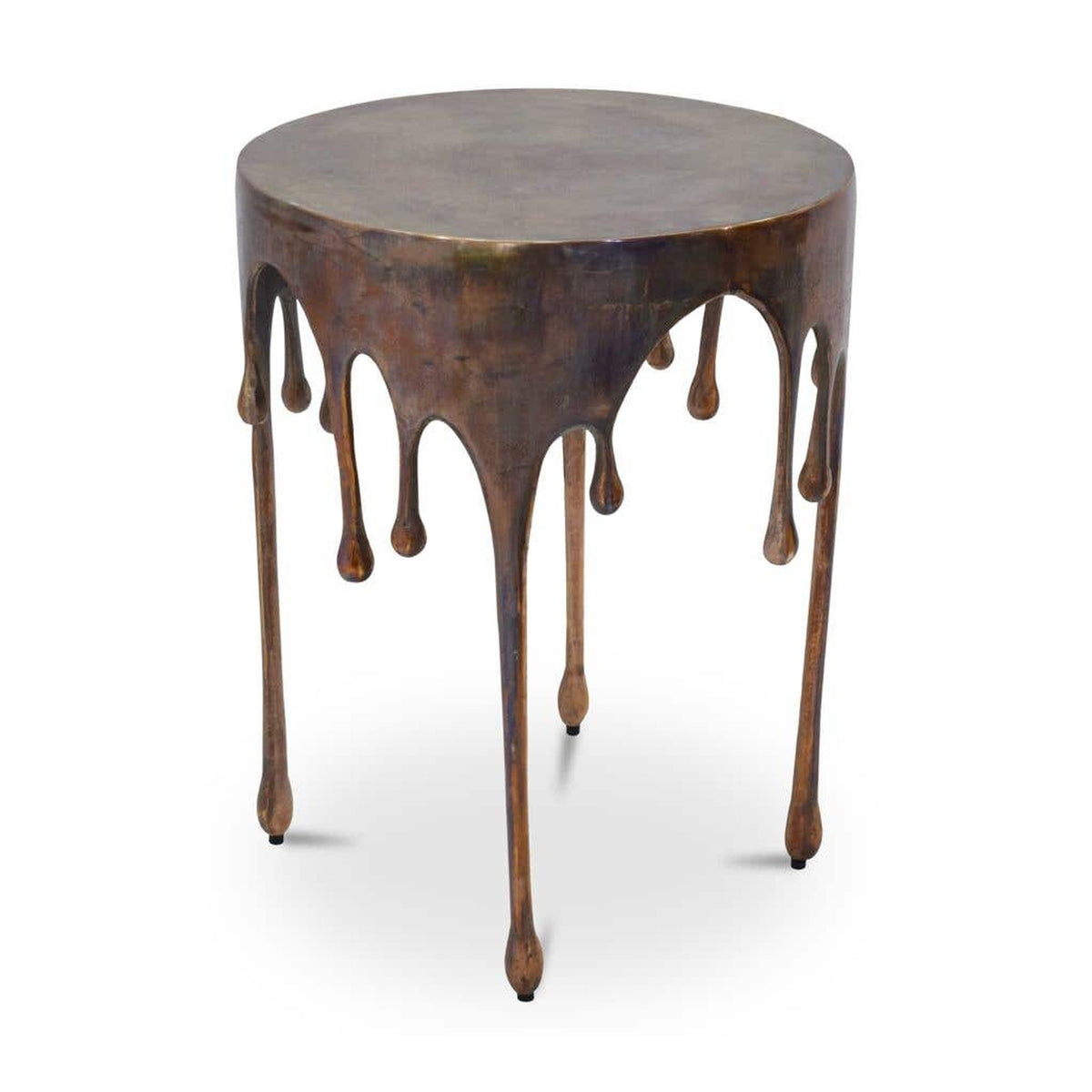 Copperworks Accent Table Antique Copper by Moe's Home Collection
