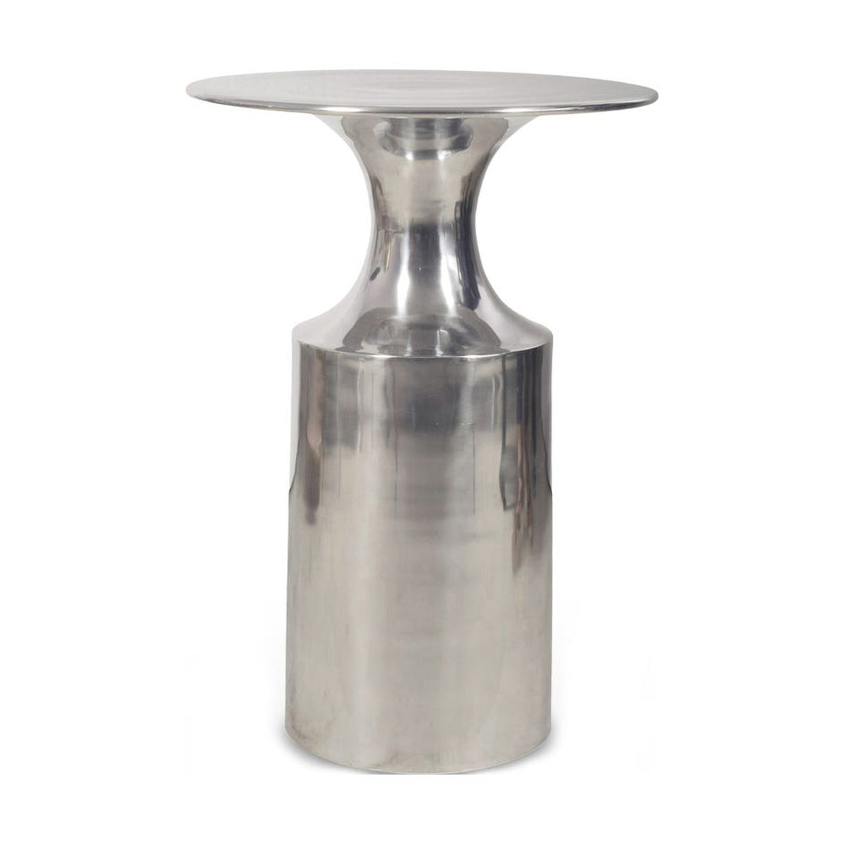 Rassa Accent Table Polished Silver by Moe's Home Collection
