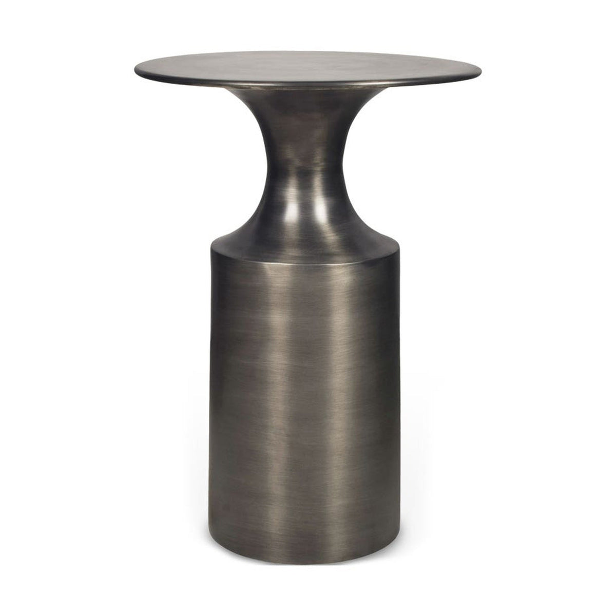Rassa Accent Table Polished Zinc by Moe's Home Collection