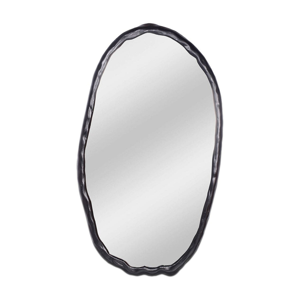 Foundry Oval Mirror Black by Moe's Home Collection