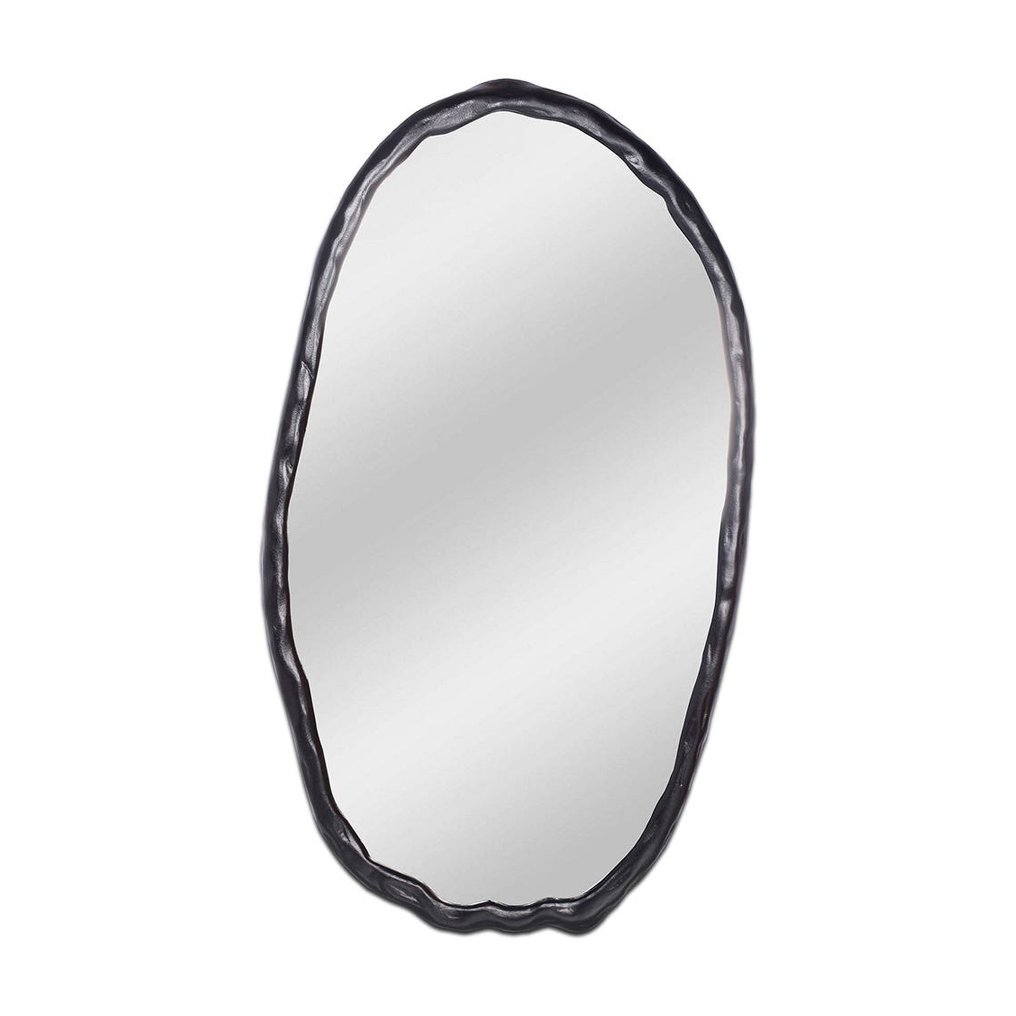 Foundry Oval Mirror Black by Moe's Home Collection