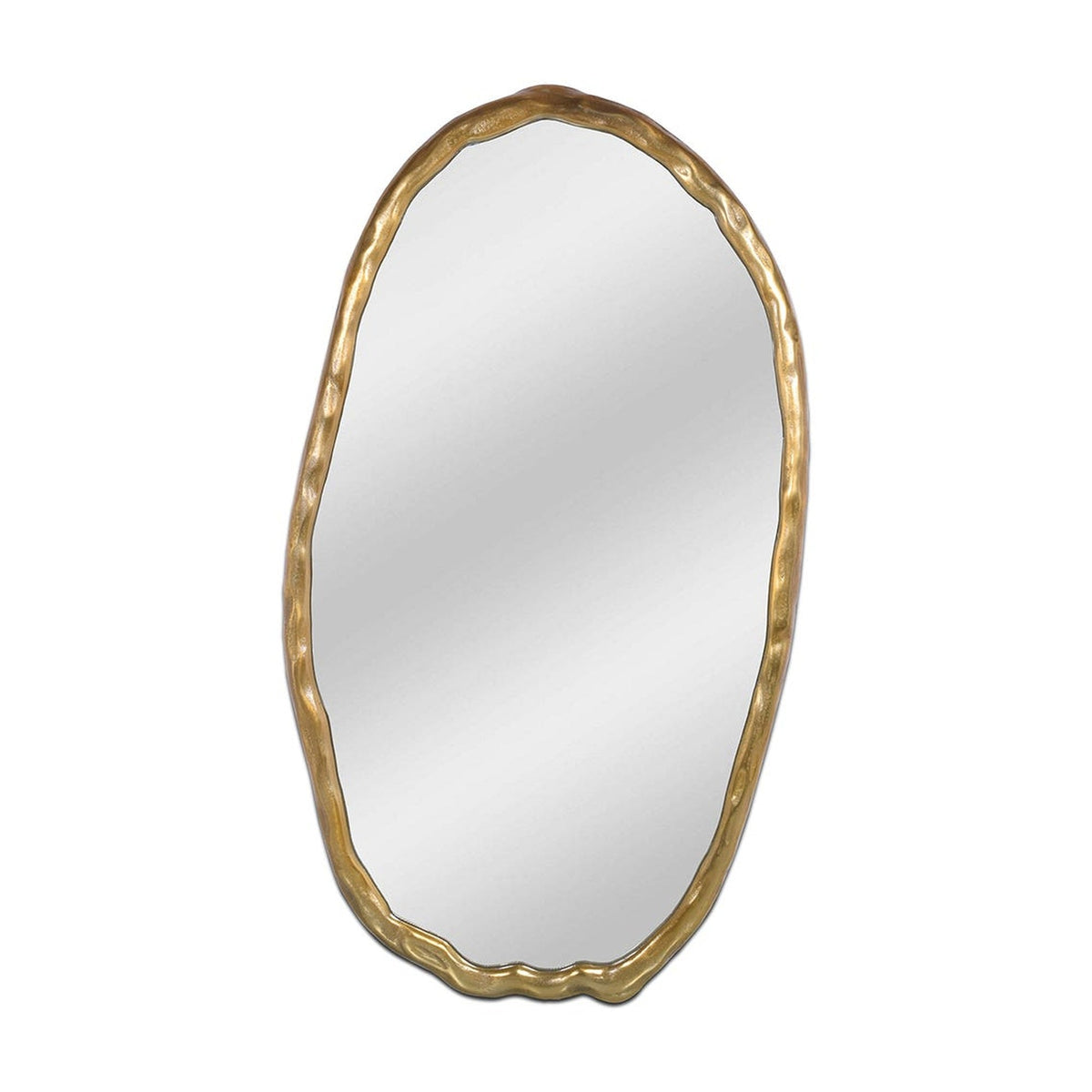 Foundry Oval Mirror Gold by Moe's Home Collection
