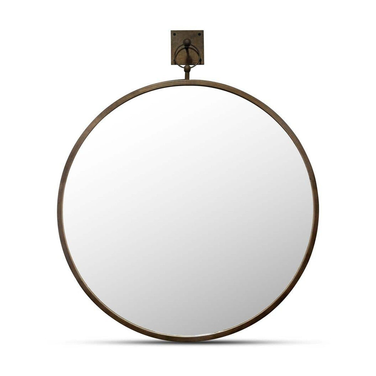 Cameo Mirror Aged Brass by Moe's Home Collection