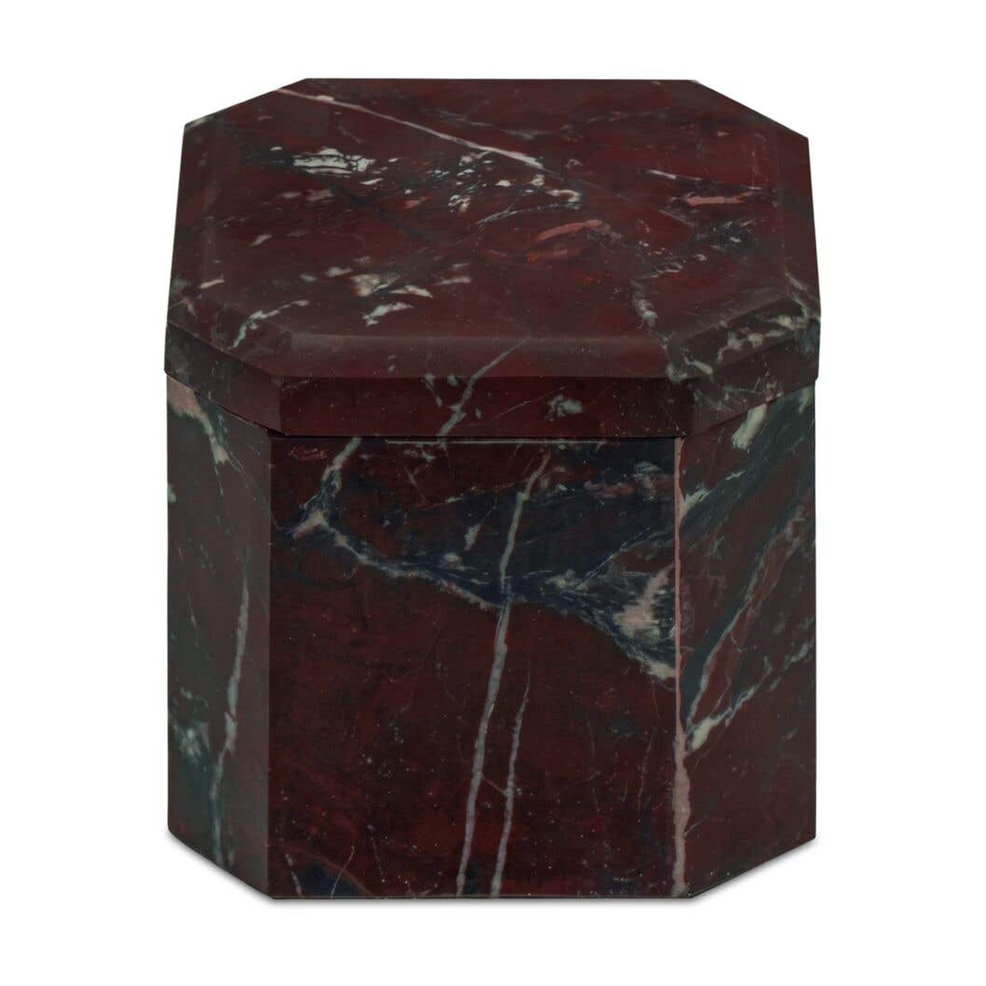 Forli Marble Box Red Levanto by Moe's Home Collection