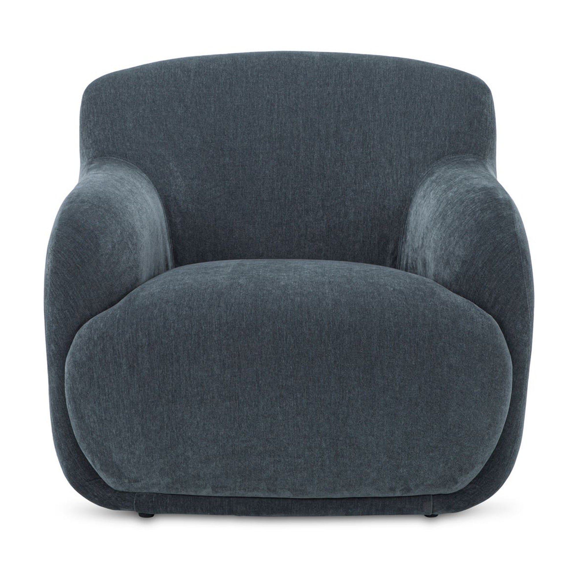 Stevie Lounge Chair Slate Blue by Moe's Home Collection
